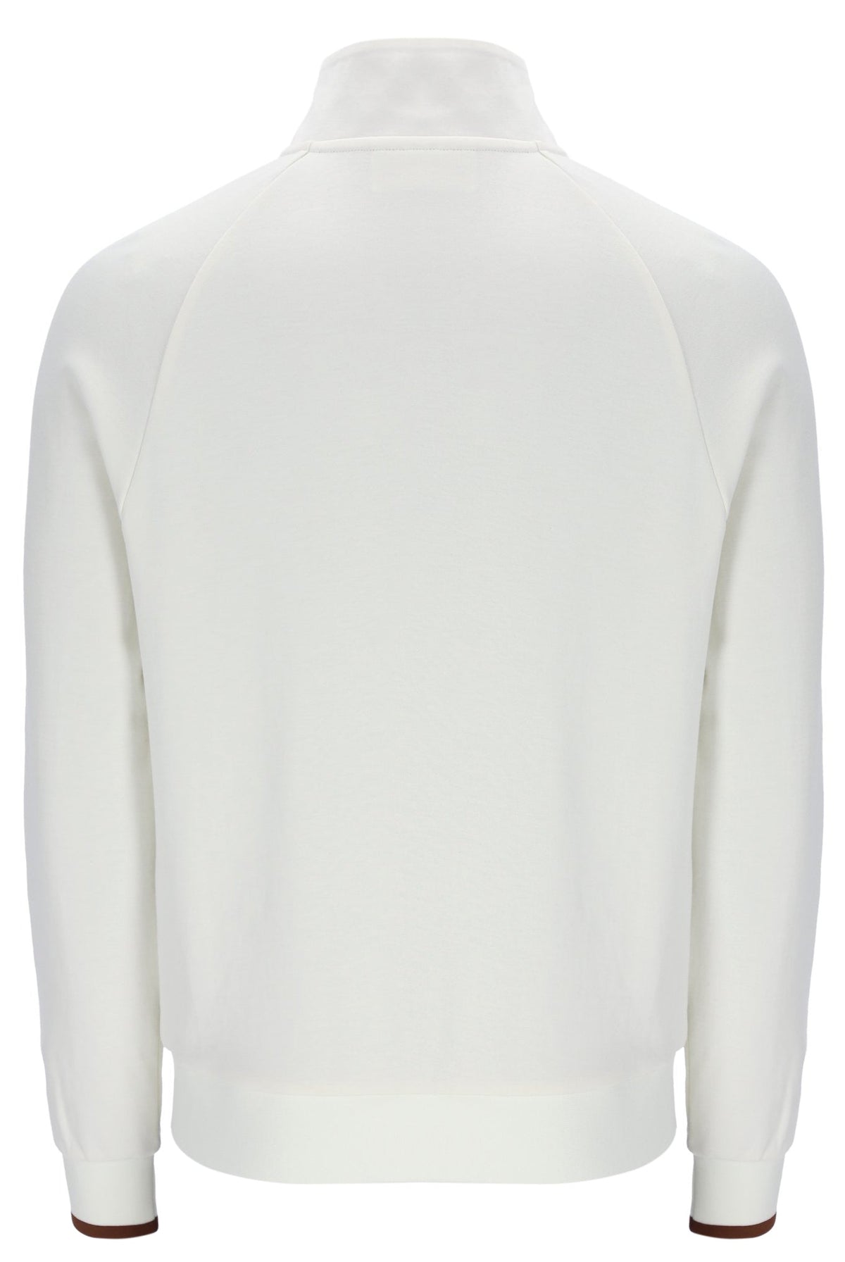 Gardenia Rolando 1/4 Zip Neck Sweatshirt - Gardenia