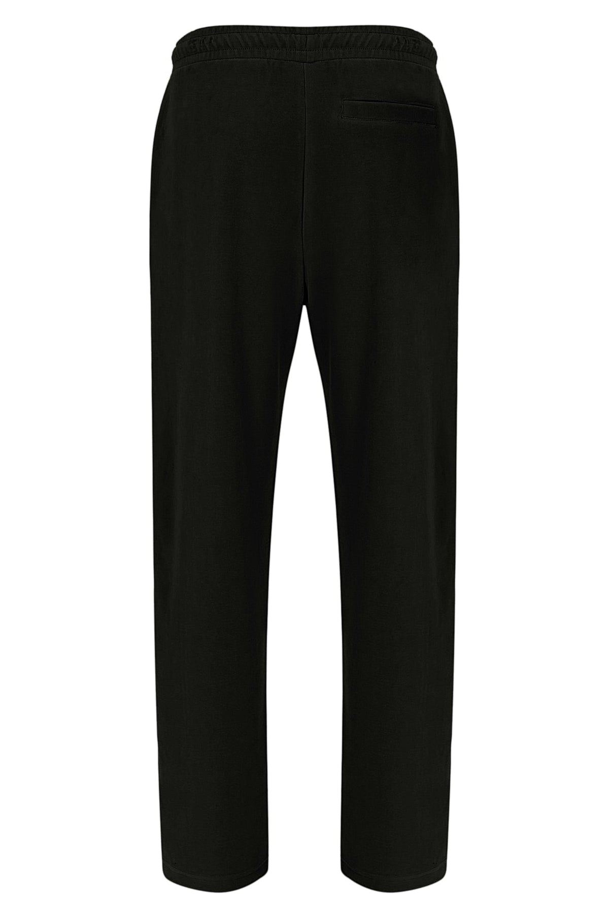 Black Lorrie Velour Track Pant - Black