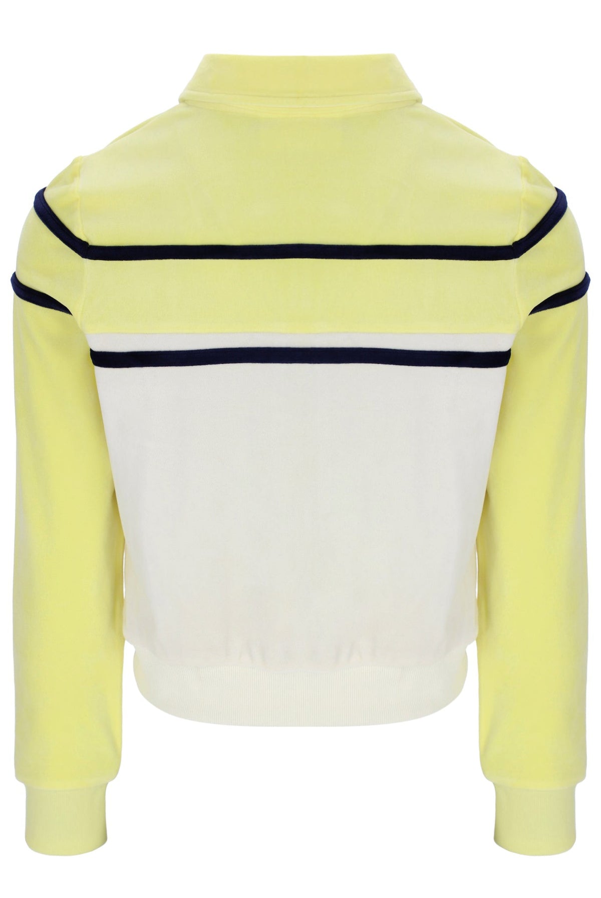 Wax Yellow Giovana Cropped Zip-Up Top - Lemon Chiffon