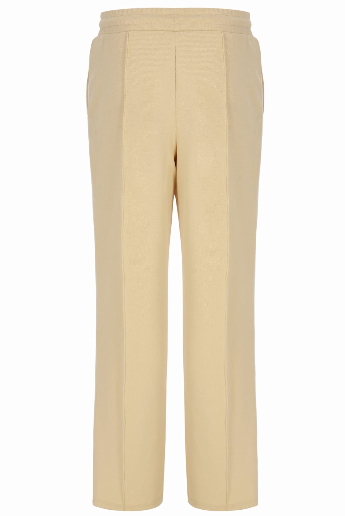 Classic Beige Marina Wide-Leg Trackpant - Classic Beige