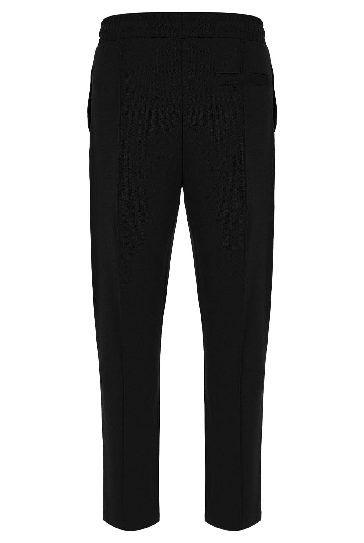 Black Molveno Pin Tuck Slim Leg Pants - Black