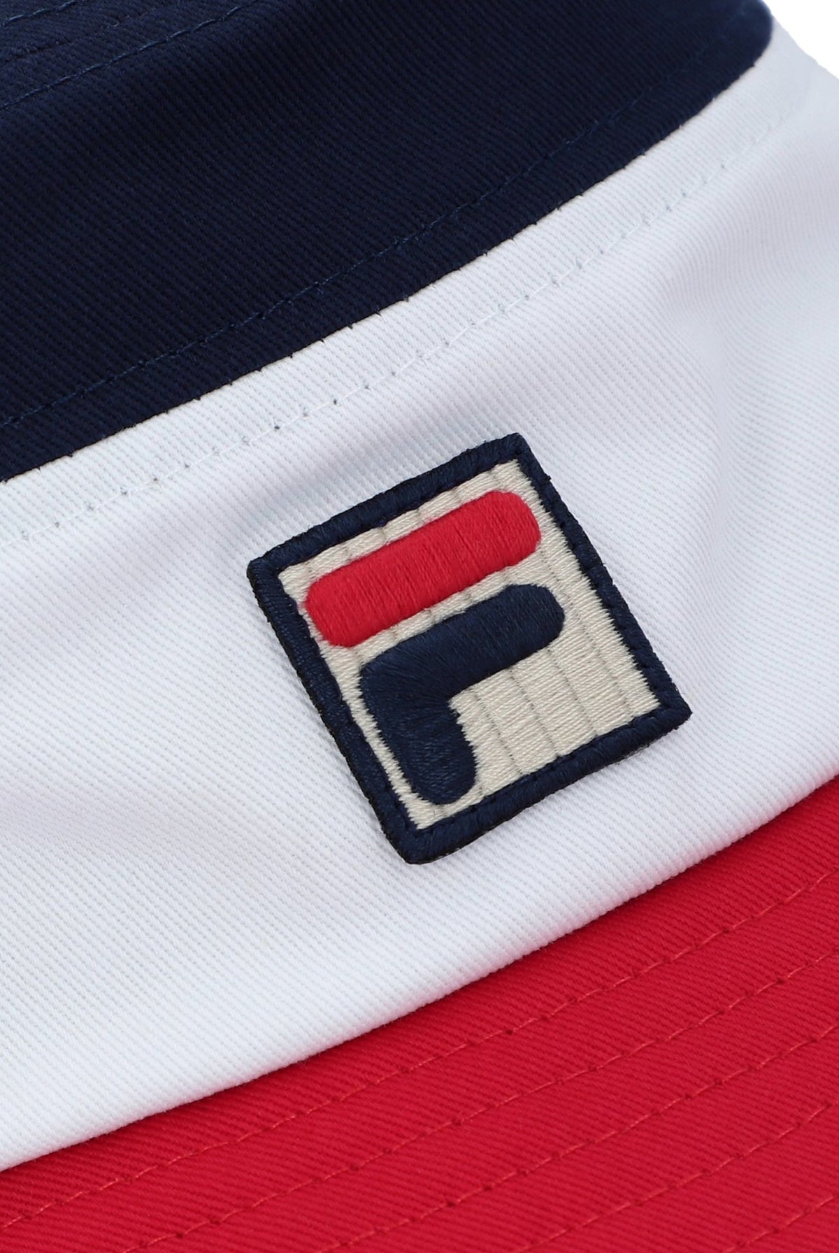 Multi Marco Tri-Colour Bucket Hat - Red