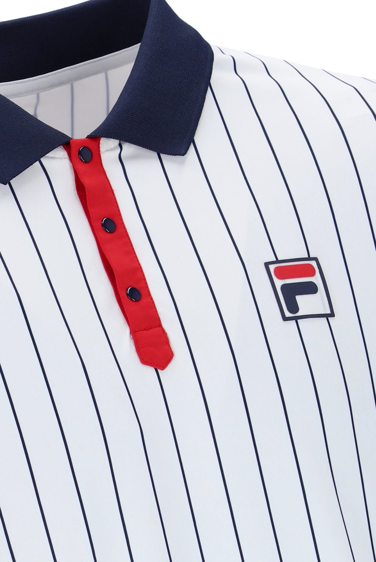 White Men's Traditional Borg Polo - White