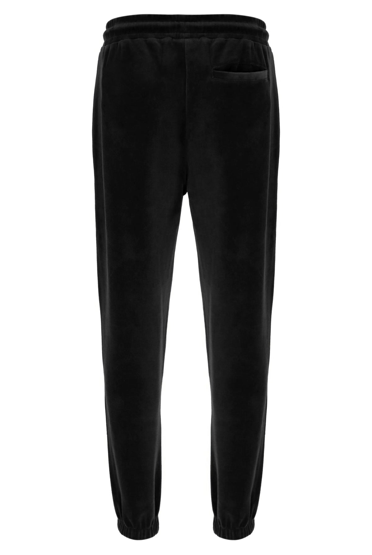 Black Eddie Velour Track Pant - Black