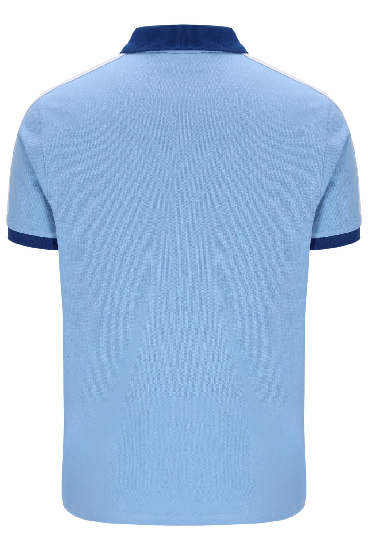 Frozen Fjord Mattia Contrast Panel Polo Shirt - Frozen Fjord