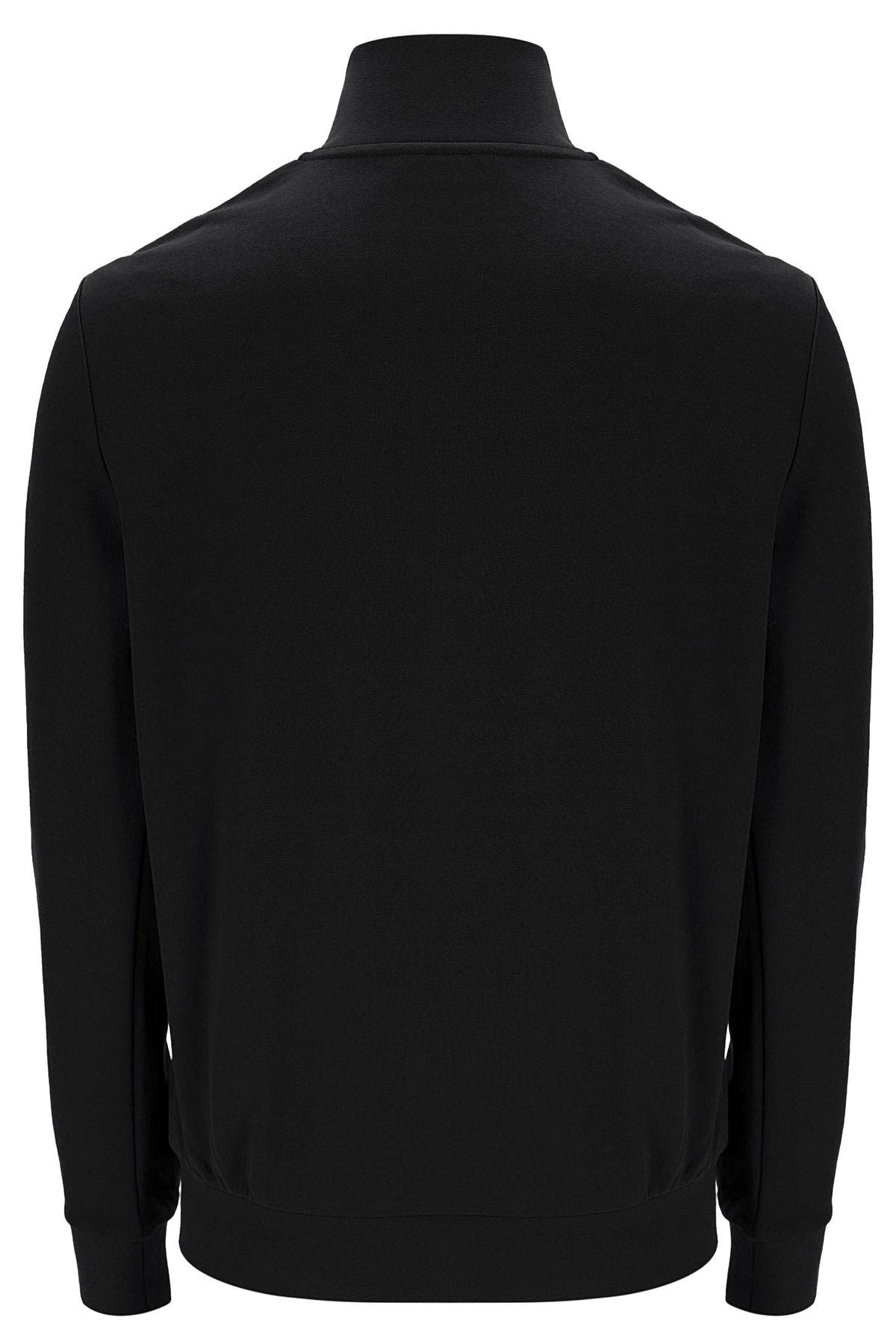 Black Keith Contrast Stitch Track Top - Black