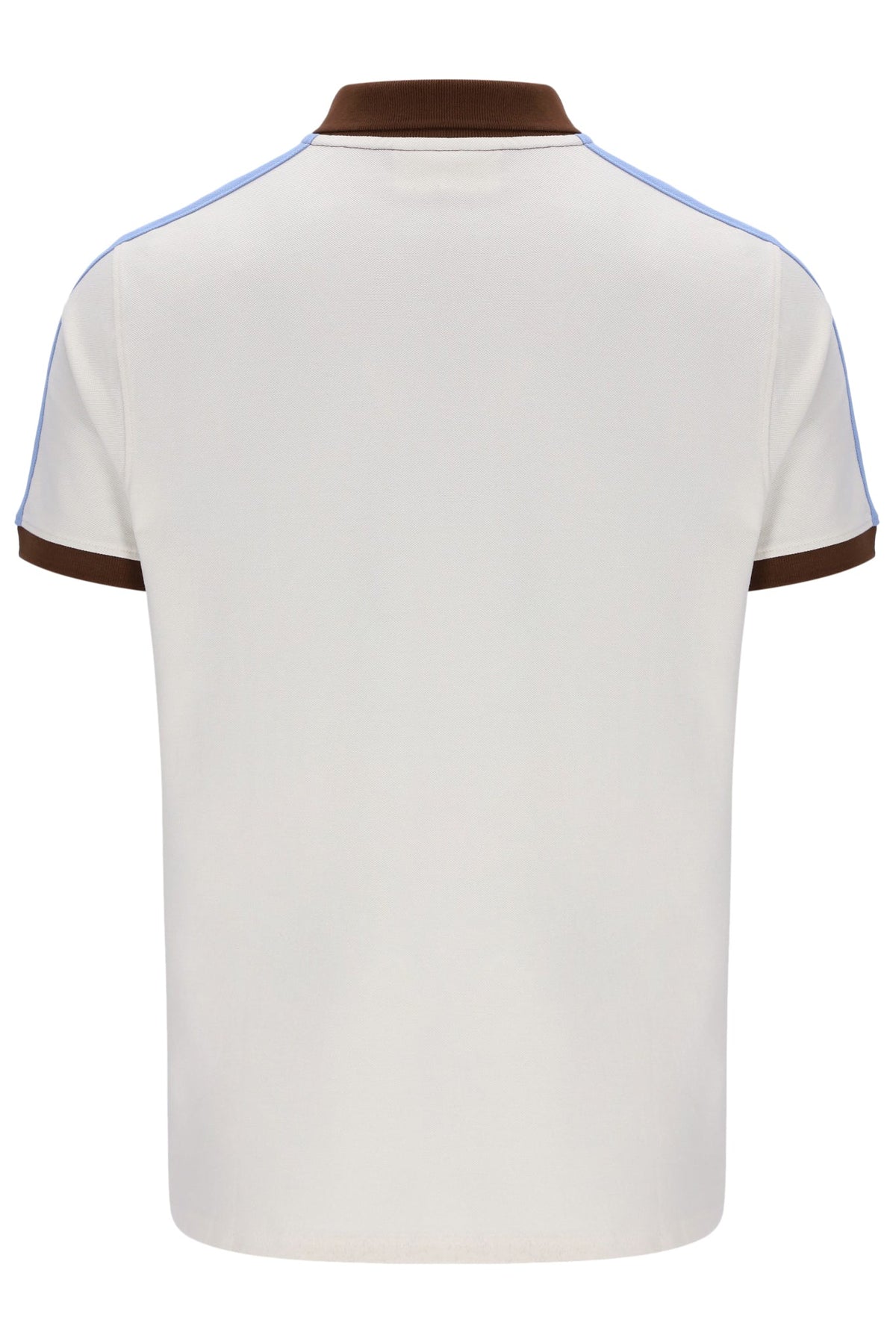 Gardenia Mattia Contrast Panel Polo Shirt - Gardenia