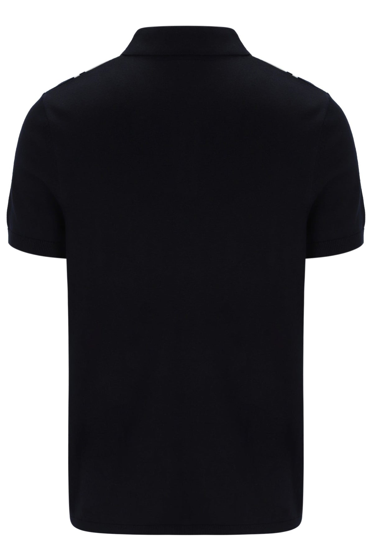 Black Buddy Bowling Style Knitted Polo - Black