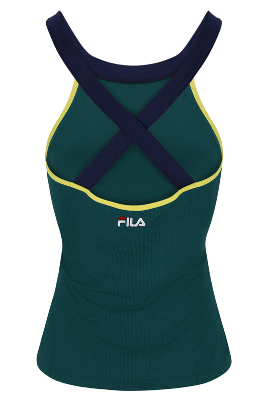 Deep Teal Heritage Halter Tank Top - Deep Teal