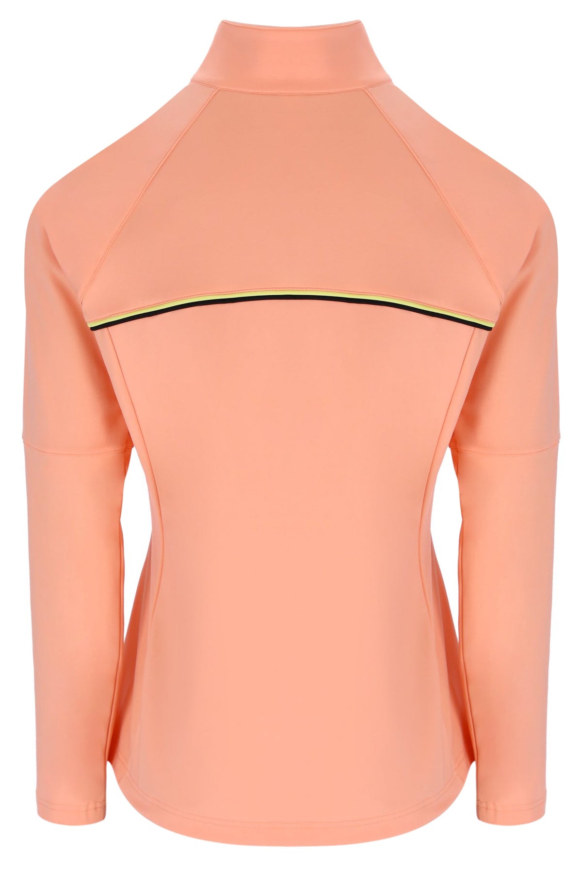 Sunset Backspin Tennis Track Top - Peach Pink