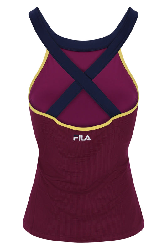 Magenta Purple Heritage Halter Tank Top - Magenta Purple