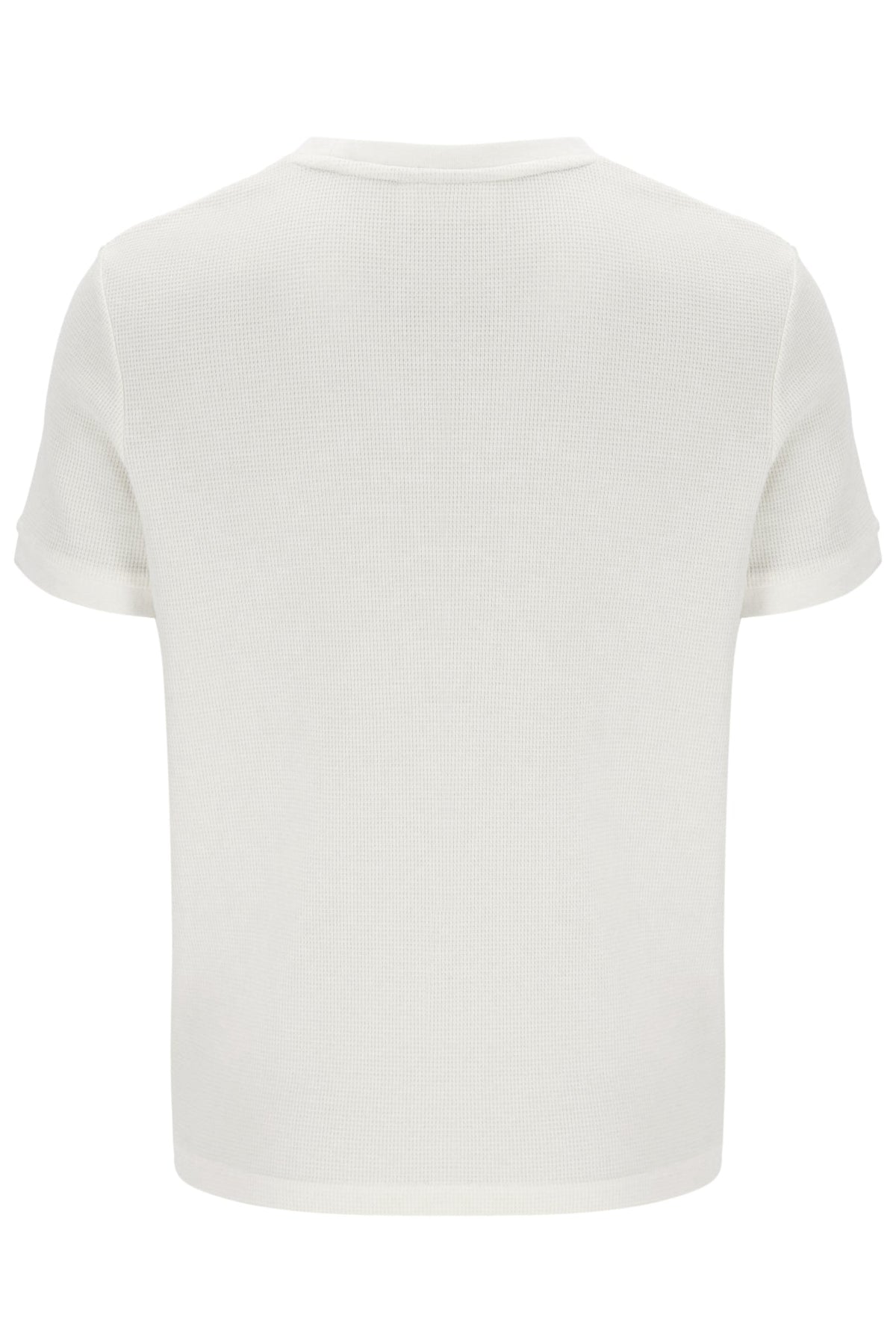 Gardenia Ash Micro Waffle Ringer T-Shirt - Gardenia