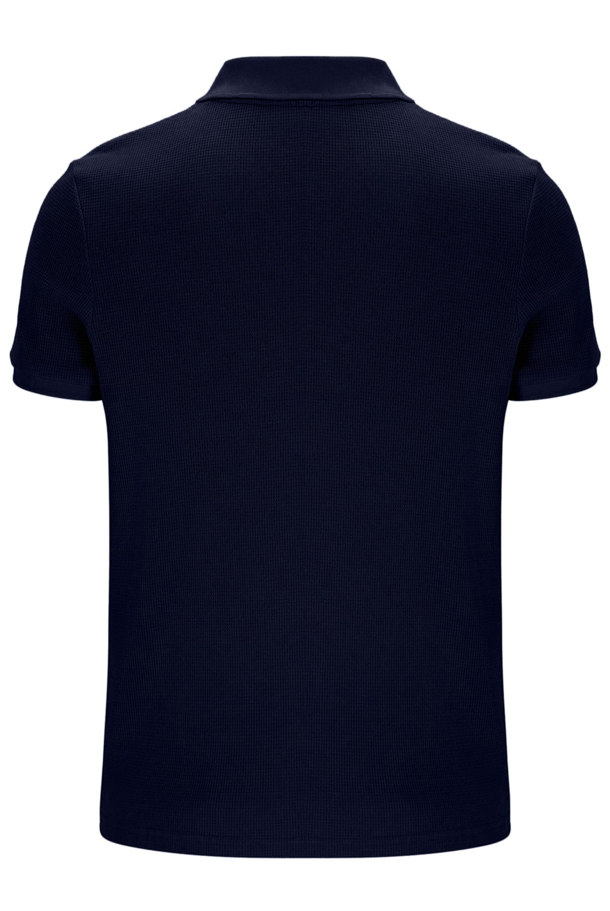 Fila Navy Benjamin Micro Waffle Polo - Fila Navy