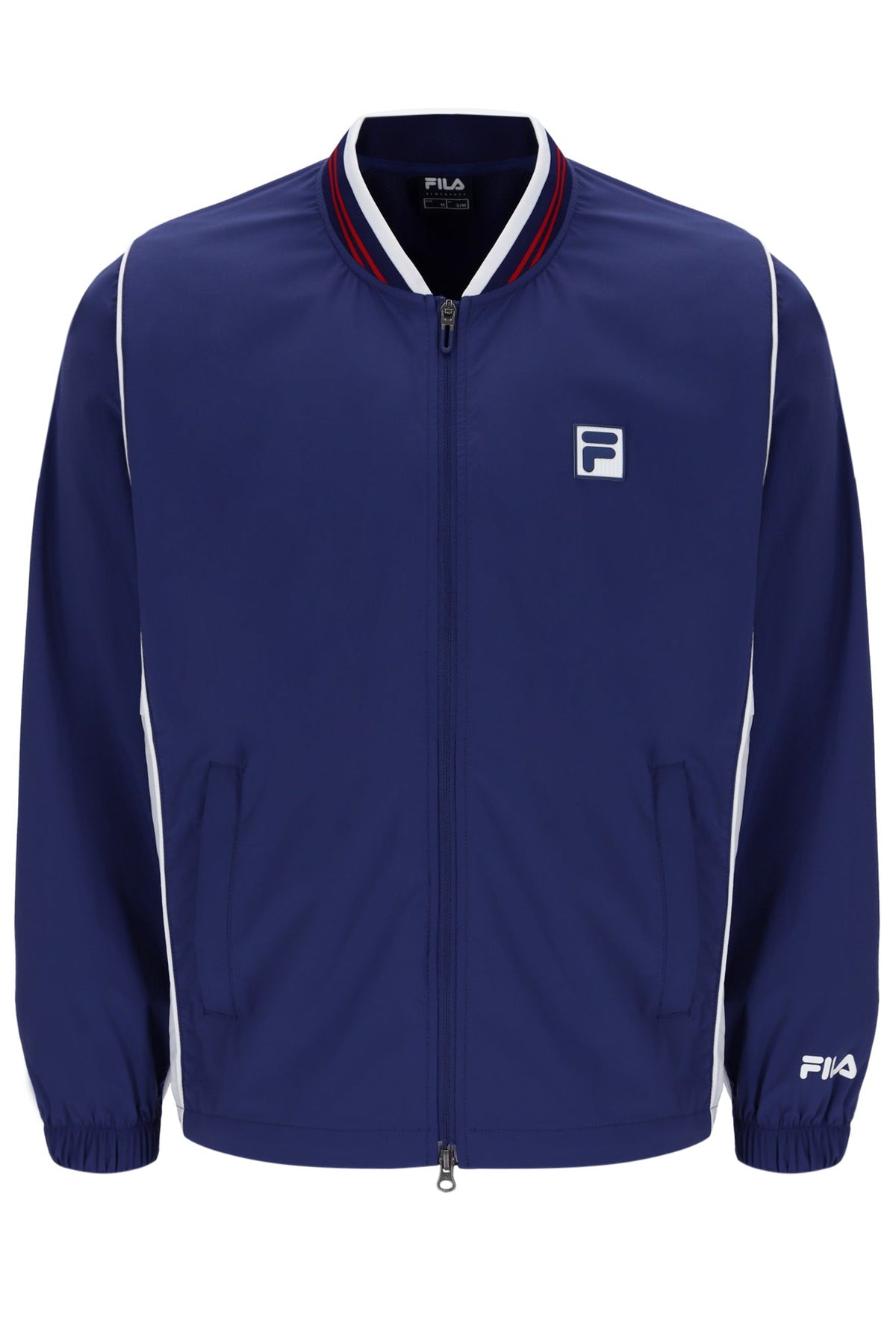 Navy Unisex Tennis Warm-Up Jacket - Navy