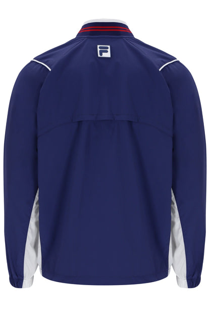 Navy Unisex Tennis Warm-Up Jacket - Navy