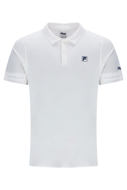 Off White Men’s Polo Tennis T-Shirt - White