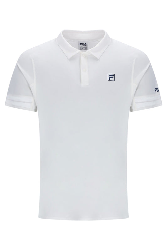 Off White Men’s Polo Tennis T-Shirt - White