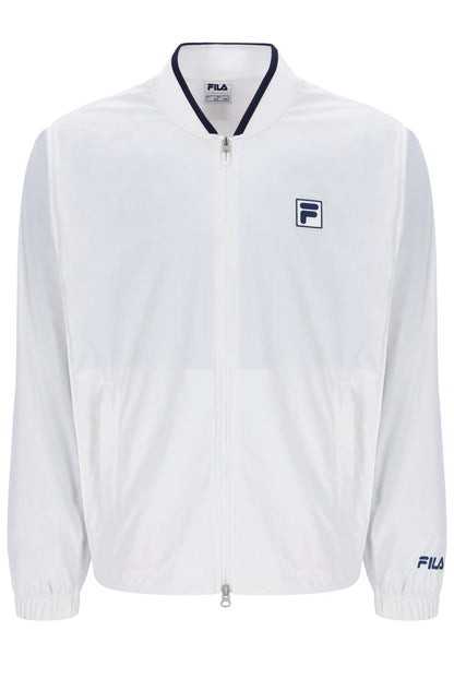 Off White Unisex Tennis Warm-Up Jacket - Off White