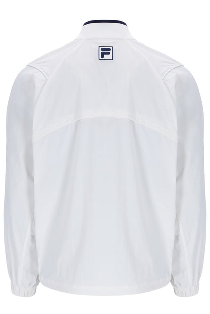 Off White Unisex Tennis Warm-Up Jacket - Off White