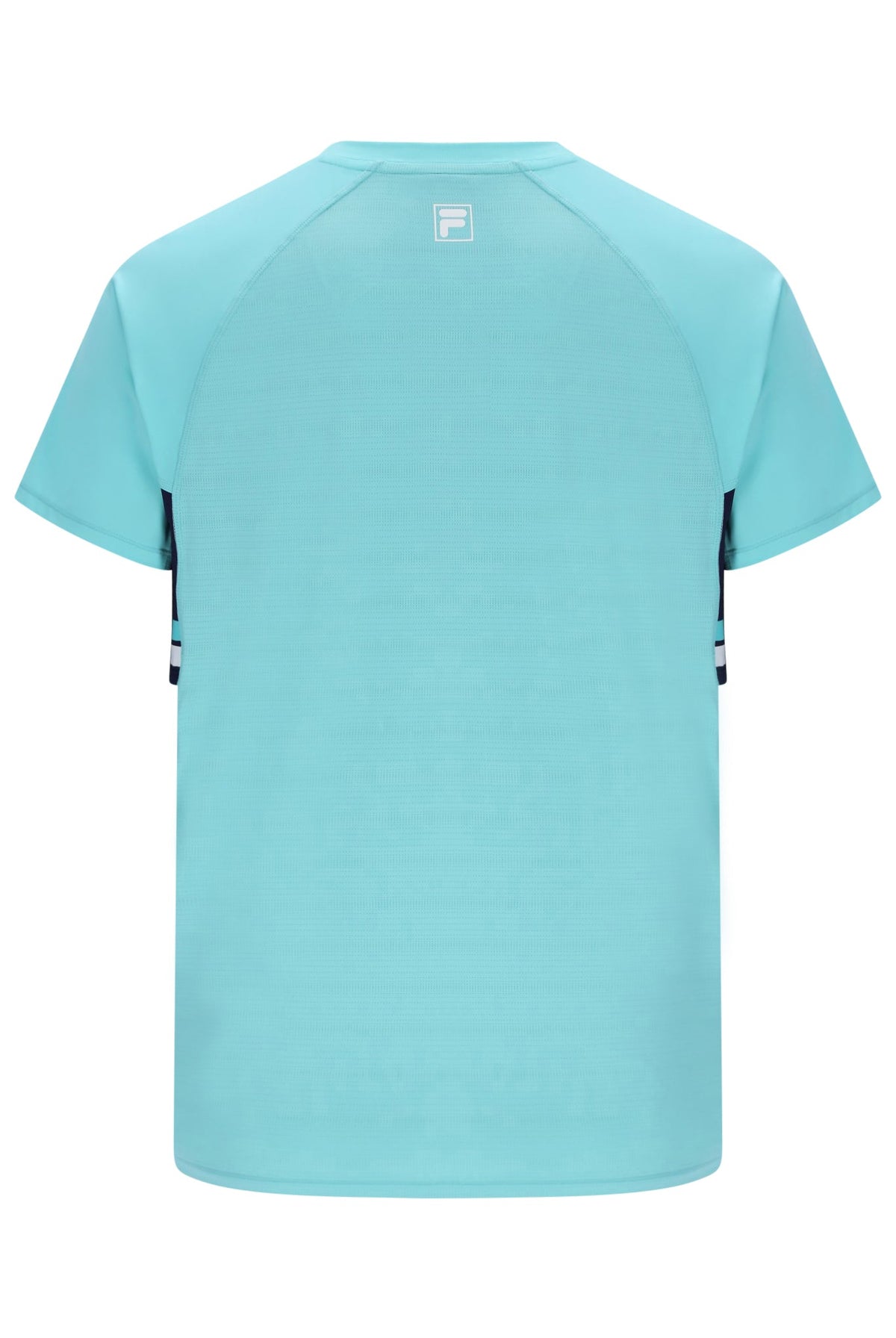 Aqua Unisex Round Neck Tennis T-Shirt - Turquoise Aqua Blue