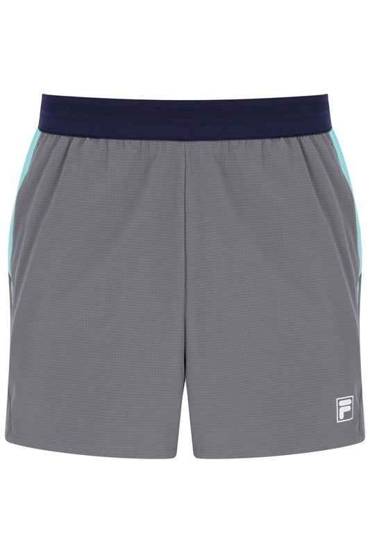 Dark Grey Men’s 5" Tennis Shorts with Inner - Authentic Grey