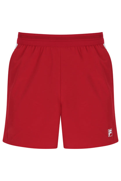 Red Men’s 5" Tennis Shorts with Inner - Banner Red Color