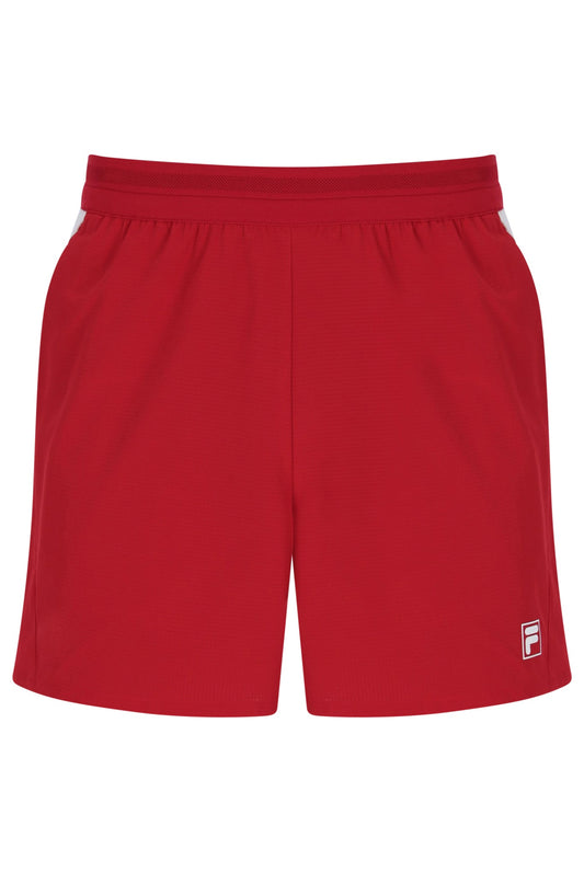 Red Men’s 5" Tennis Shorts with Inner - Banner Red Color