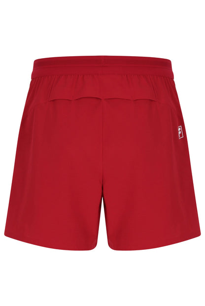Red Men’s 5" Tennis Shorts with Inner - Banner Red Color