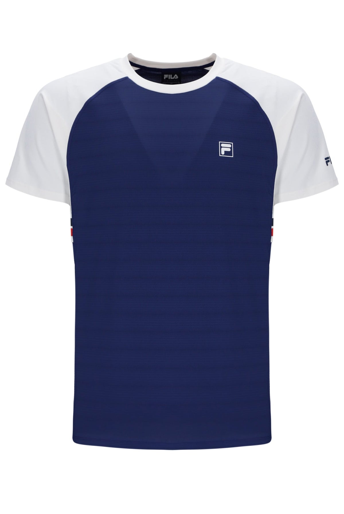 Navy Unisex Round Neck Tennis T-Shirt - Navy