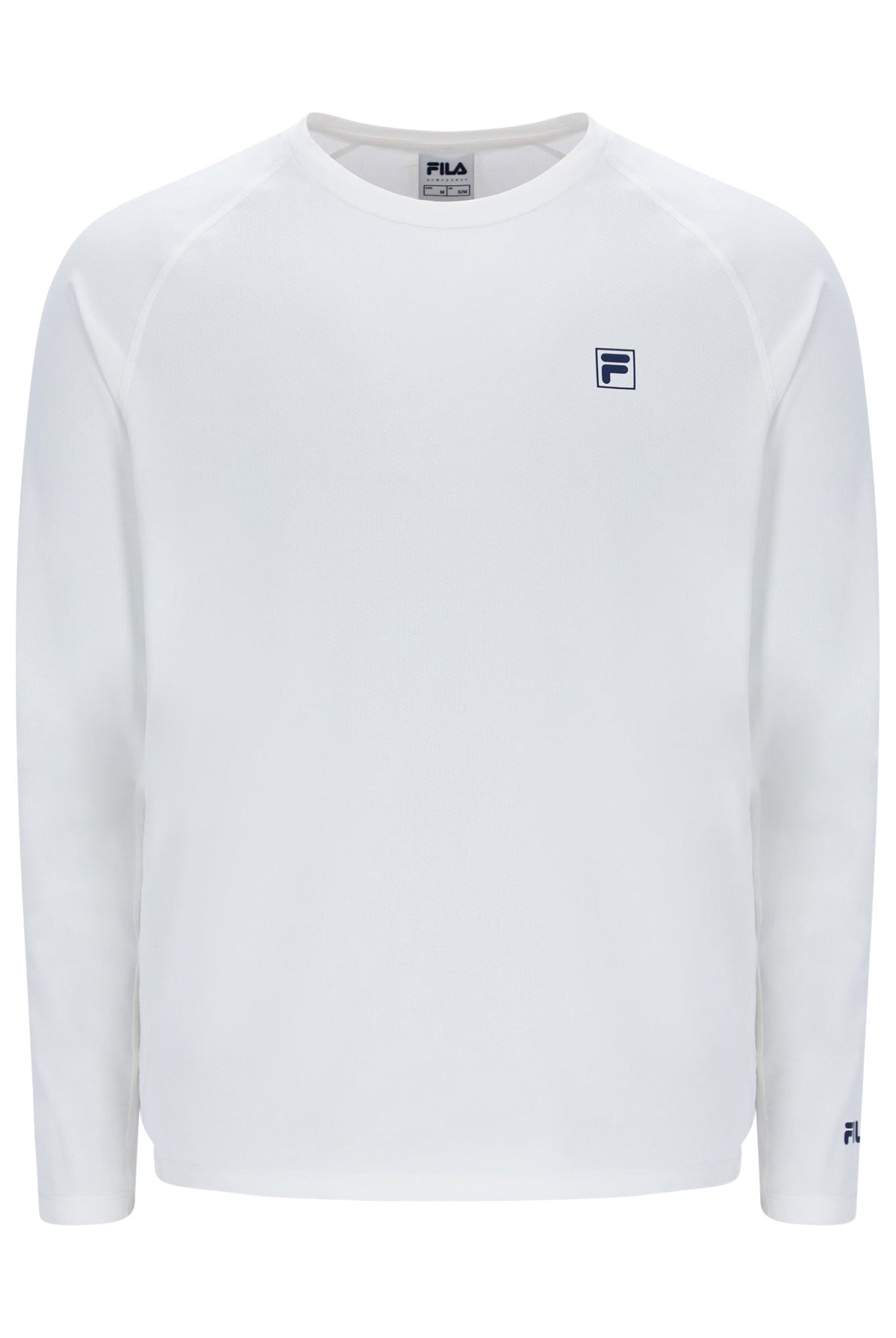 Off White Men's Long Sleeve Tennis T-Shirt - White