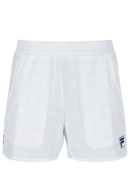 Pattern White Men’s 5" Tennis Shorts - Pattern White