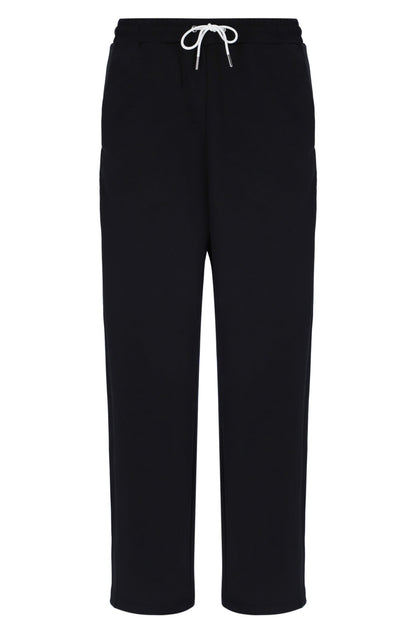 Black Ventisei Straight Leg Trousers - Black