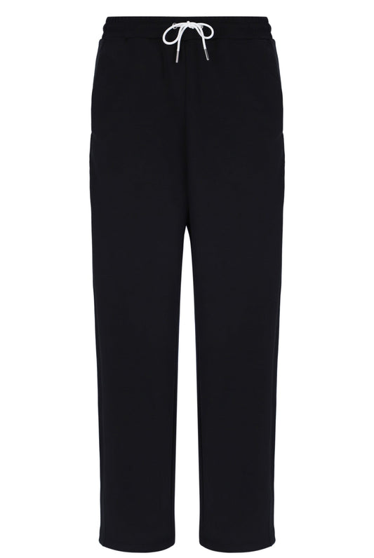 Black Ventisei Straight Leg Trousers - Black