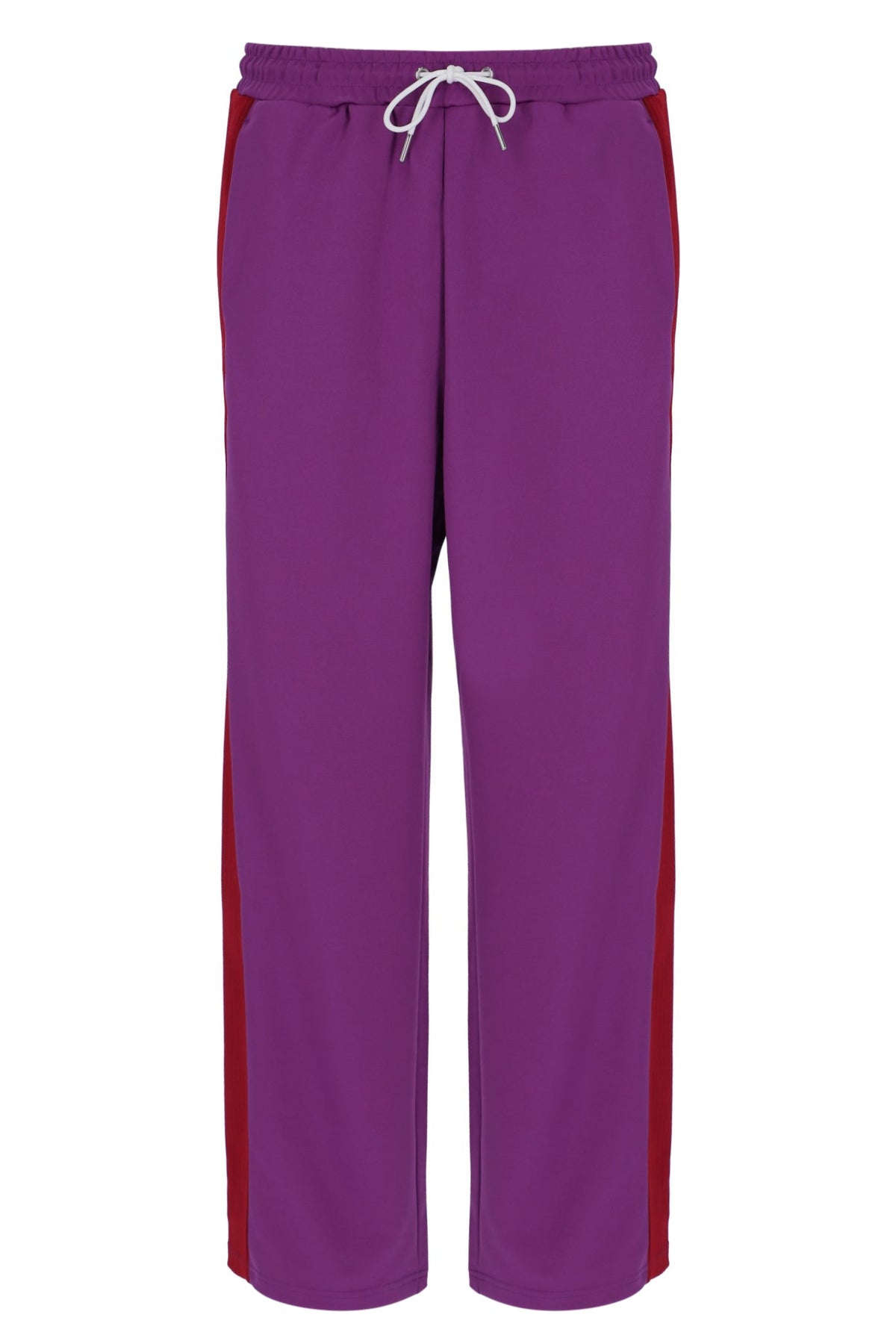 Purple Ventisei Straight Leg Trousers - Purple