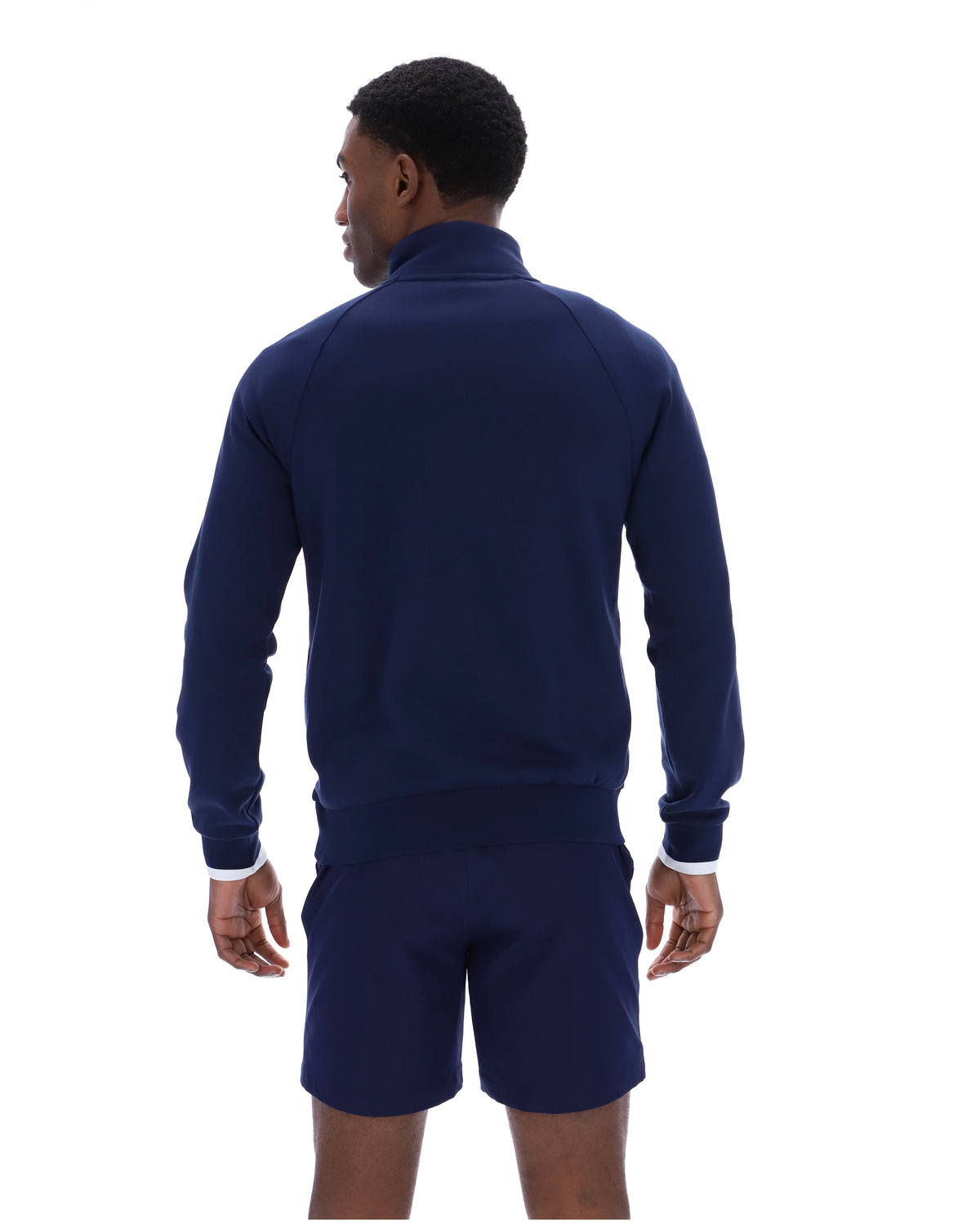 Fila Navy Rolando 1/4 Zip Neck Sweatshirt - Fila Navy