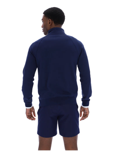 Fila Navy Rolando 1/4 Zip Neck Sweatshirt - Fila Navy