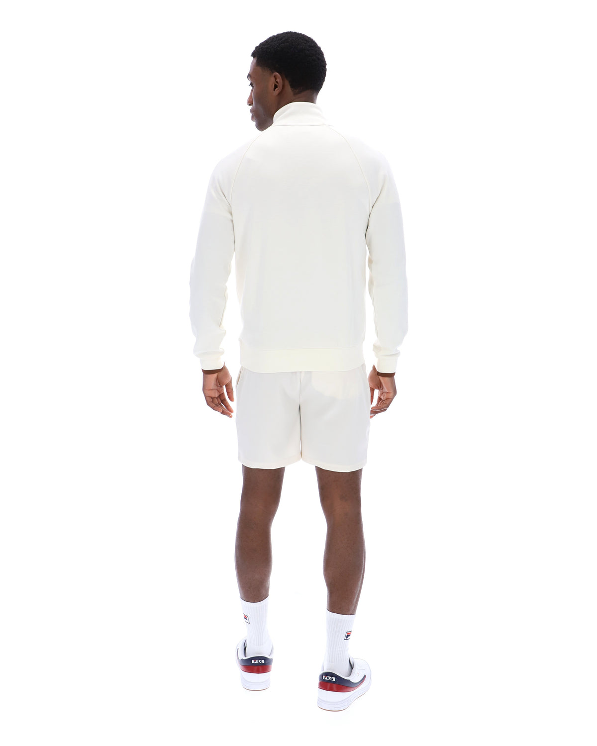 Gardenia Rolando 1/4 Zip Neck Sweatshirt - Gardenia