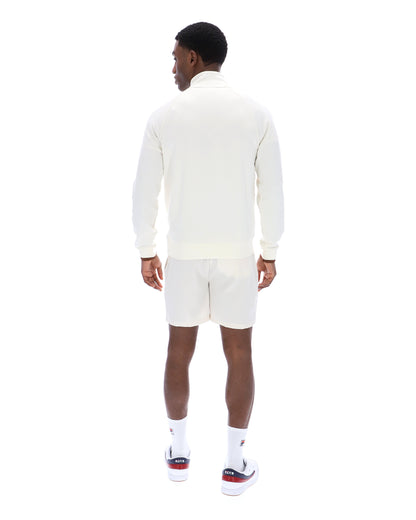 Gardenia Rolando 1/4 Zip Neck Sweatshirt - Gardenia