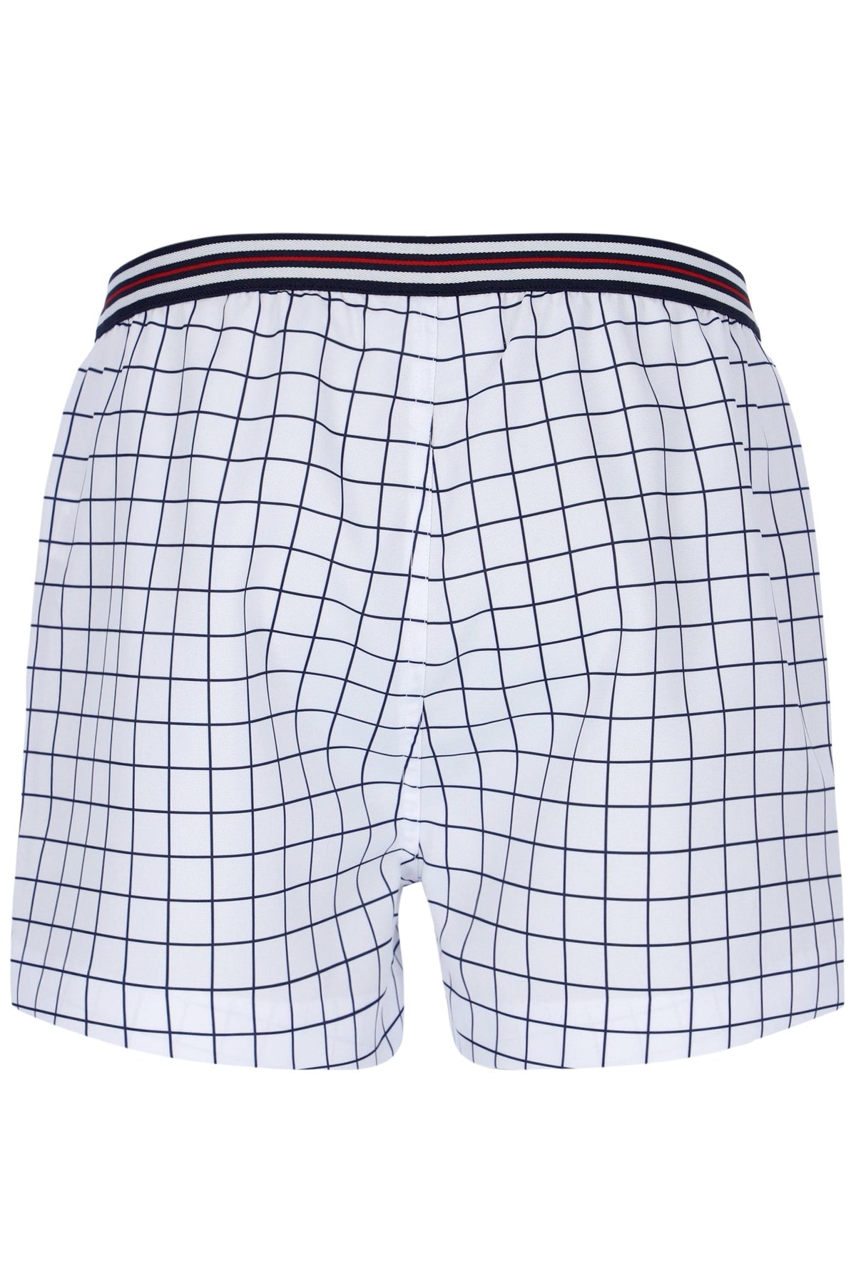 White High Tide Terry Pocket Stripe Shorts - White