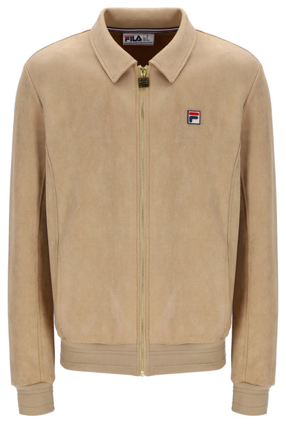 Classic Beige Francesco Suede Jacket - Classic Beige