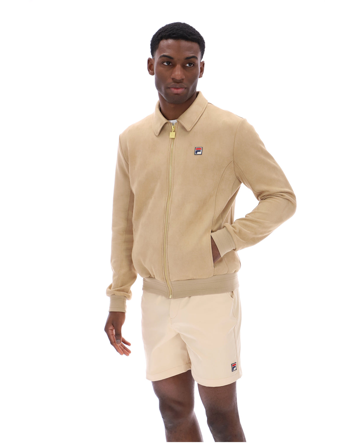 Classic Beige Francesco Suede Jacket - Classic Beige