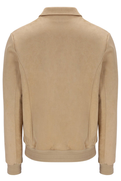 Classic Beige Francesco Suede Jacket - Classic Beige