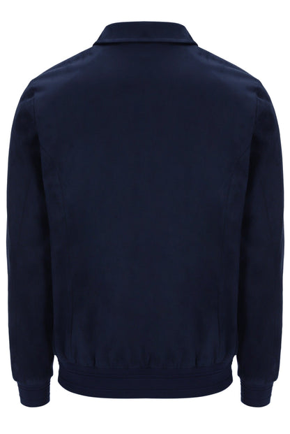Fila Navy Francesco Suede Jacket - Navy