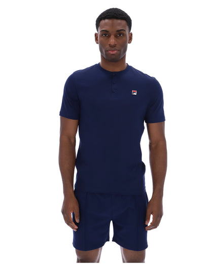 Fila Navy Valentino Essential Collared Tee - Fila Navy
