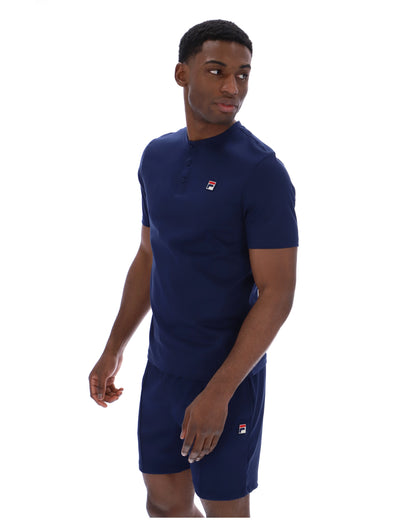 Fila Navy Valentino Essential Collared Tee - Fila Navy