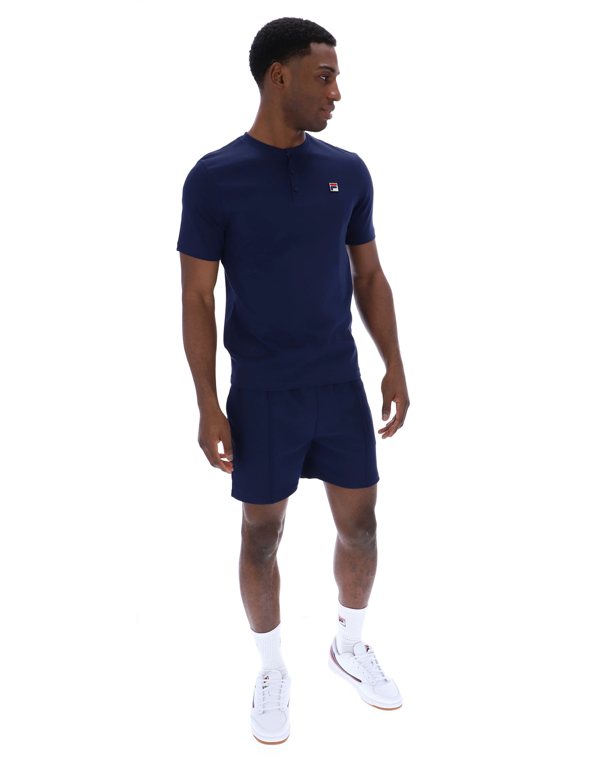 Fila Navy Valentino Essential Collared Tee - Fila Navy