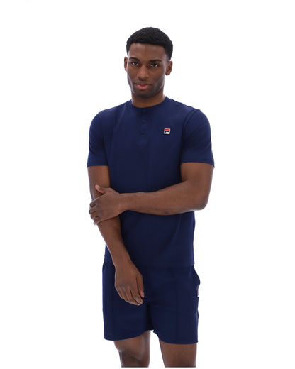 Fila Navy Valentino Essential Collared Tee - Fila Navy