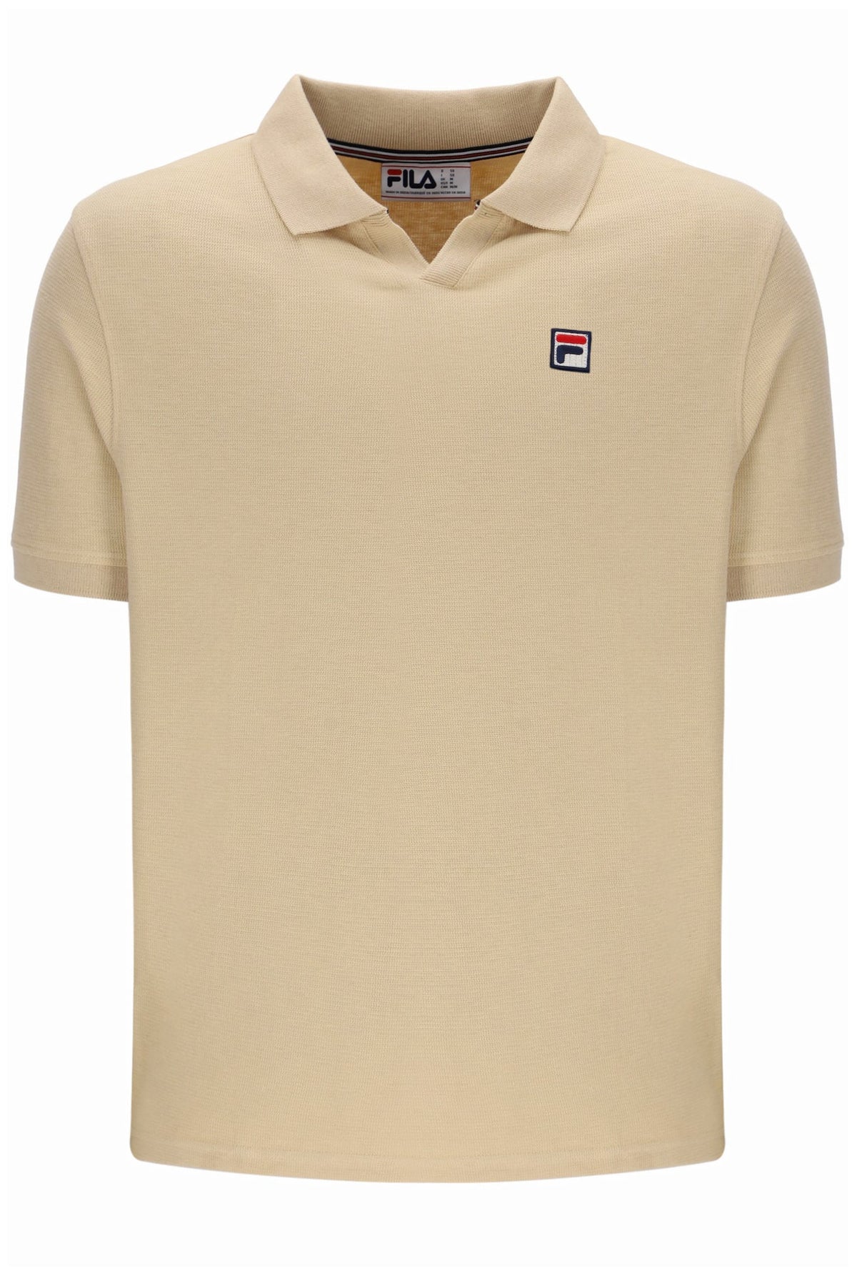 Classic Beige Tristiano Textured Polo - Classic Beige