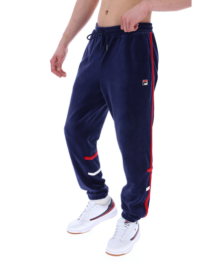 Fila Navy Otello Contrast Panel Track Pants - Fila Navy