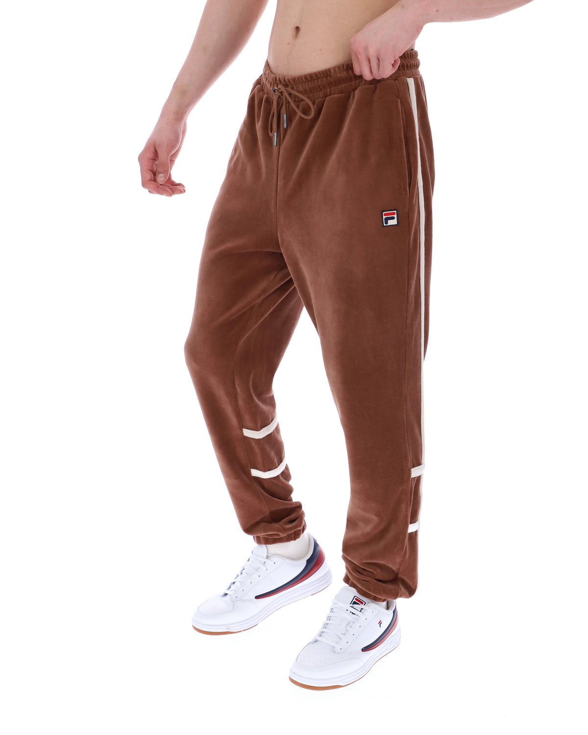 Cappuccino Otello Contrast Panel Track Pants - Cappuccino